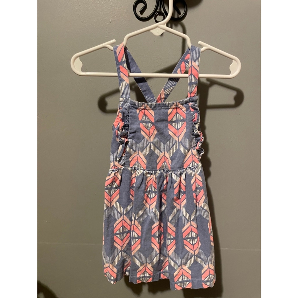 Girl Carter's Dress Cross Back 18M Blue Pink